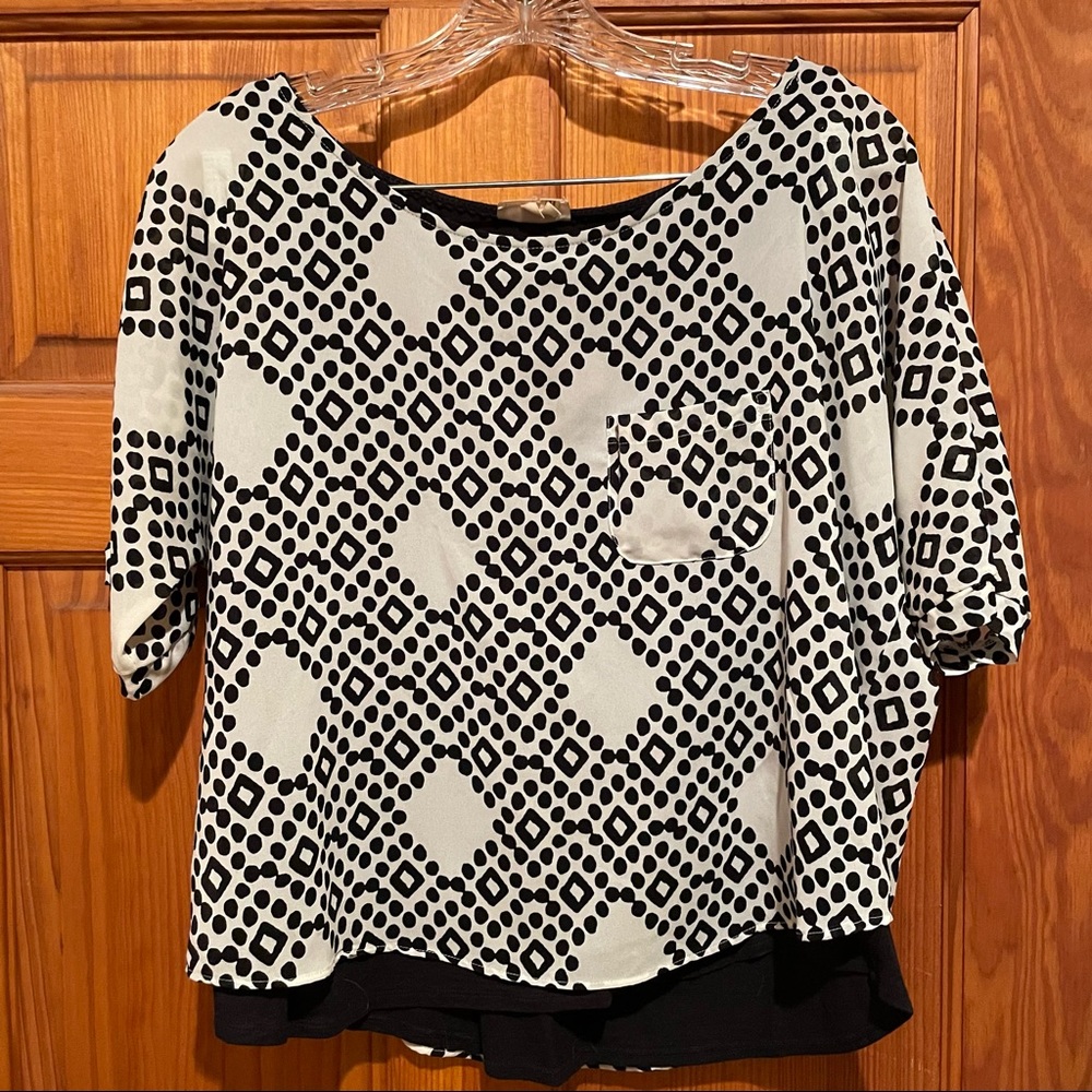 Anthropologie Meadow Rue Zane Layer Blouse